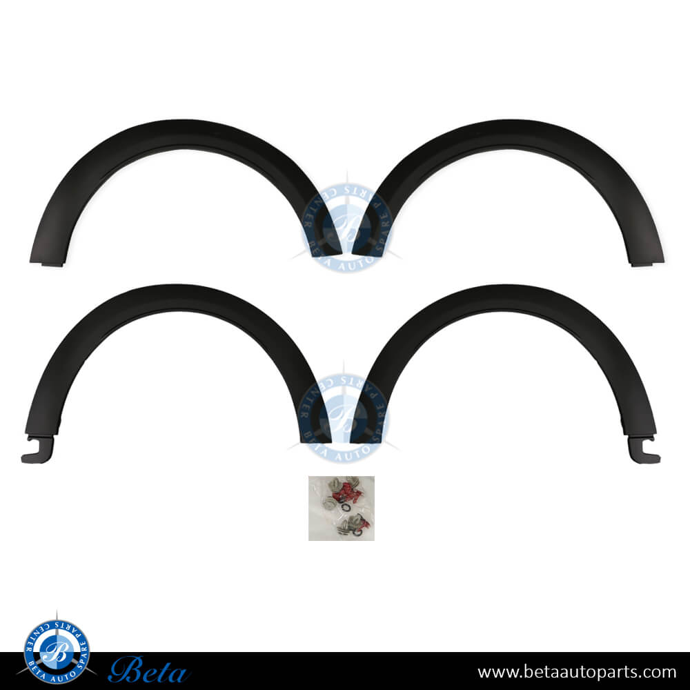 Wheel Arches JCW for Mini Hatch F56/F57 LCI 2021-Up models, Part Number 51115A3C7F1/51115A3C7F2/51119450667/51119450668 Wheel Arches JCW for Mini Hatch F56/F57 LCI 2021-Up models, Part Number 51115A3C7F1/51115A3C7F2/51119450667/51119450668